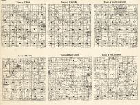 Grant County - Clifton, Wingville, South Lancaster, Liberty, Hazel Green, N. Lancaster, Wisconsin State Atlas 1930c